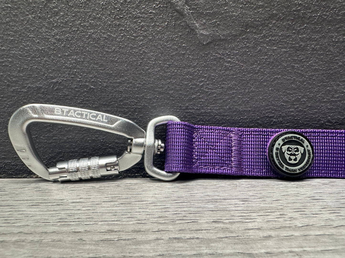 BTactical Lead - Lavender Purple | Extra Strong, Durable Carabiner Clip Dog Lead