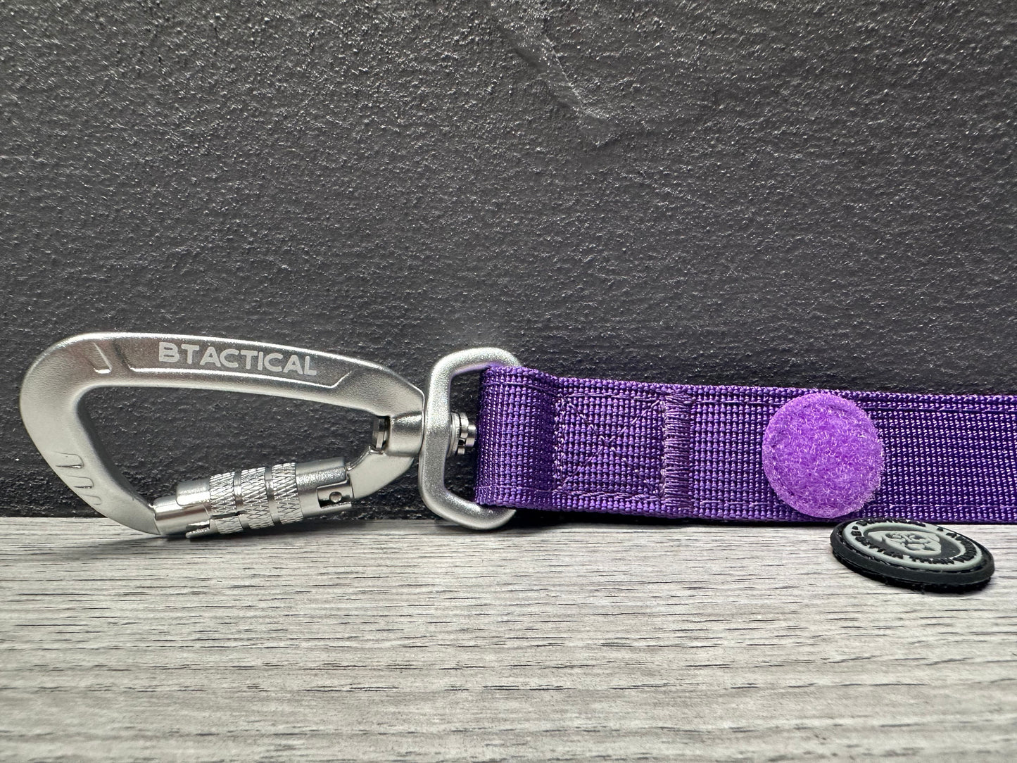 BTactical Lead - Lavender Purple | Extra Strong, Durable Carabiner Clip Dog Lead