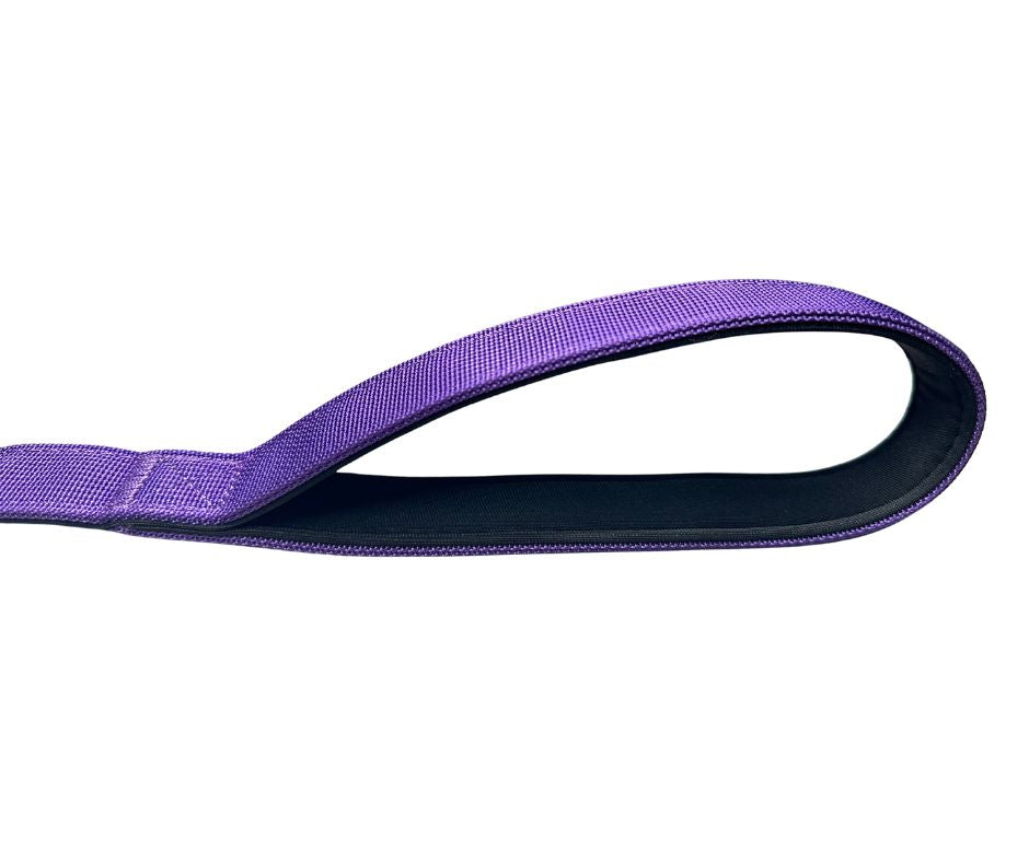 BTactical™ Nylon Carabiner Clip Dog Lead | Extra-Strong Anti Tangle - Lavender Purple