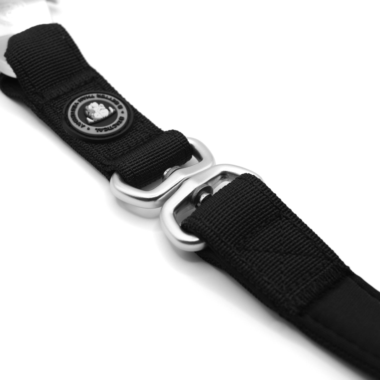 BTactical™ Nylon Frog Clip Dog Lead | Extra-Strong Anti Tangle - Midnight Black