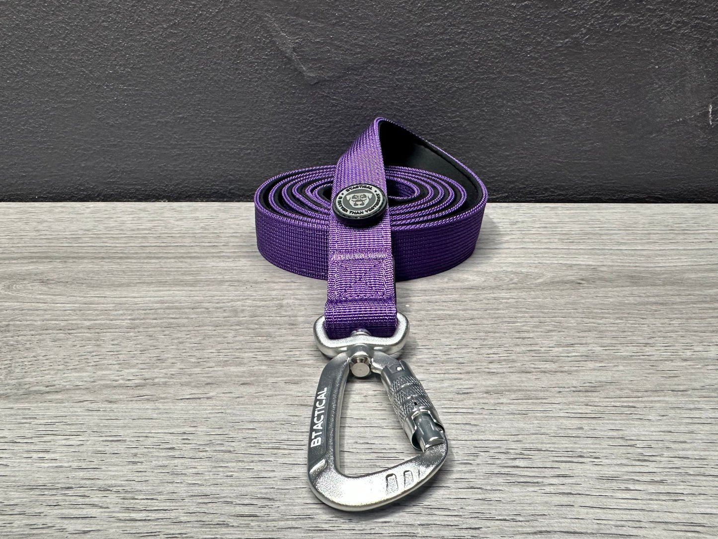 BTactical Lead - Lavender Purple | Extra Strong, Durable Carabiner Clip Dog Lead