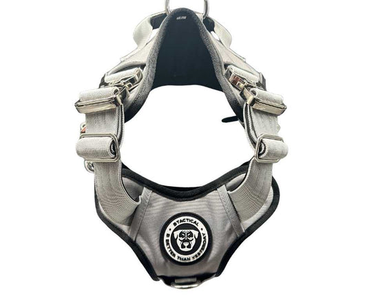 The No Pull Ultimate BTactical Harness - Misty Grey | Tracker Dog Harness