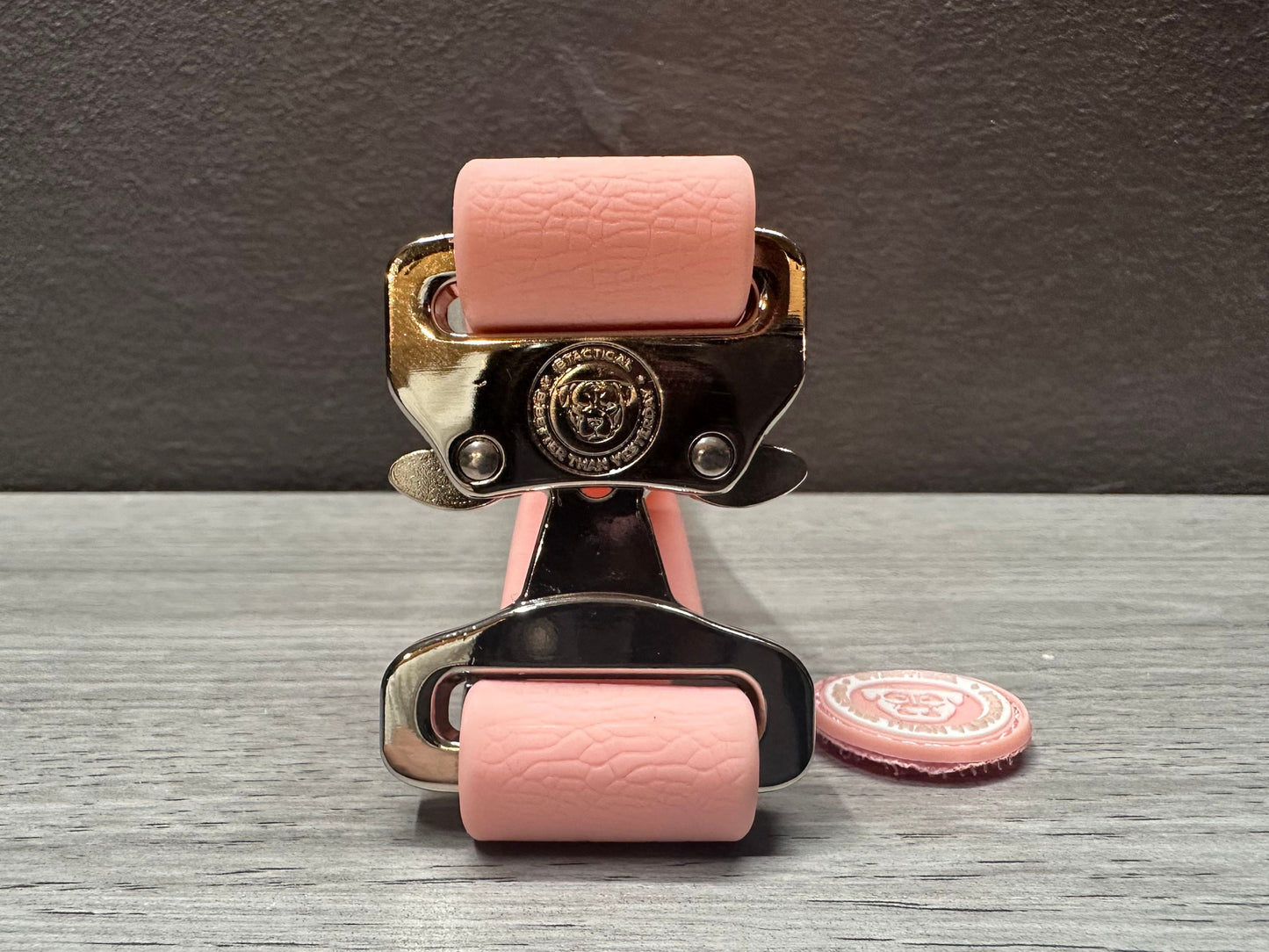 2.5cm PVC BTactical Collar - Pastel Pink | PVC Durable Dog Collar