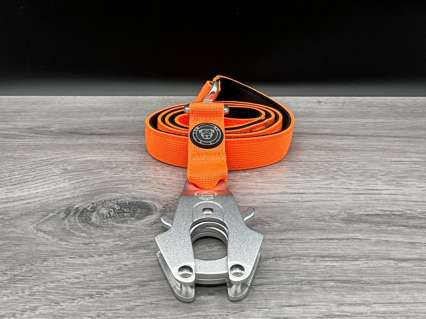 4cm BTactical Collar - Orange | Durable Dog Collar, Lead & Harness Set