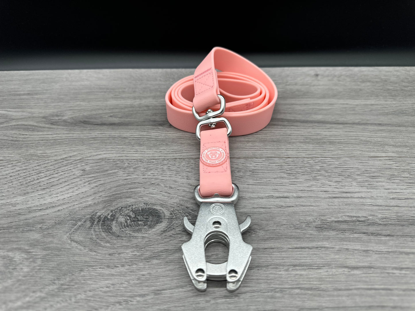 PVC BTactical Lead - Pastel Pink | PVC Extra Strong, Durable Frog Clip Dog Lead