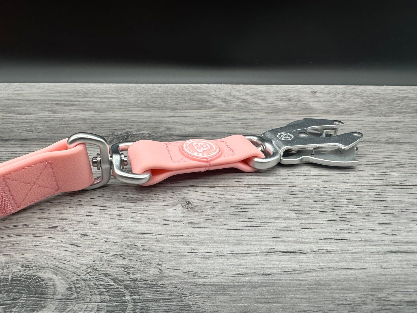 PVC BTactical Lead - Pastel Pink | PVC Extra Strong, Durable Frog Clip Dog Lead