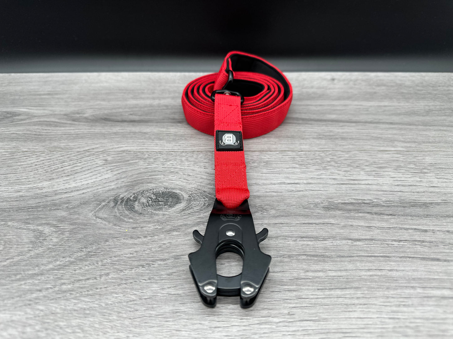 BTactical Lead - Red | 150cm Extra Strong, Durable Frog Clip Dog Lead