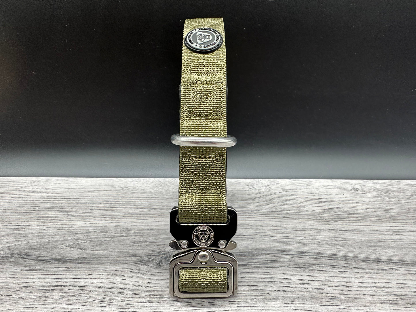 2.5cm BTactical Collar - Khaki Green | Durable Dog Collar