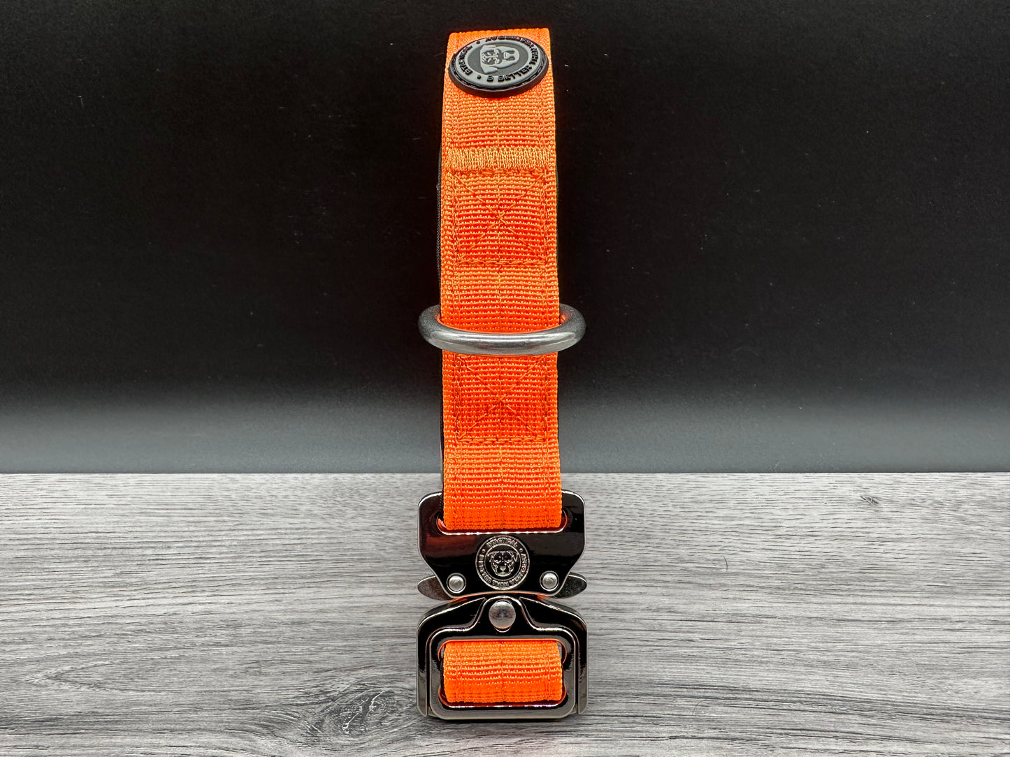 2.5cm BTactical Collar - Citrus Orange | Durable Dog Collar