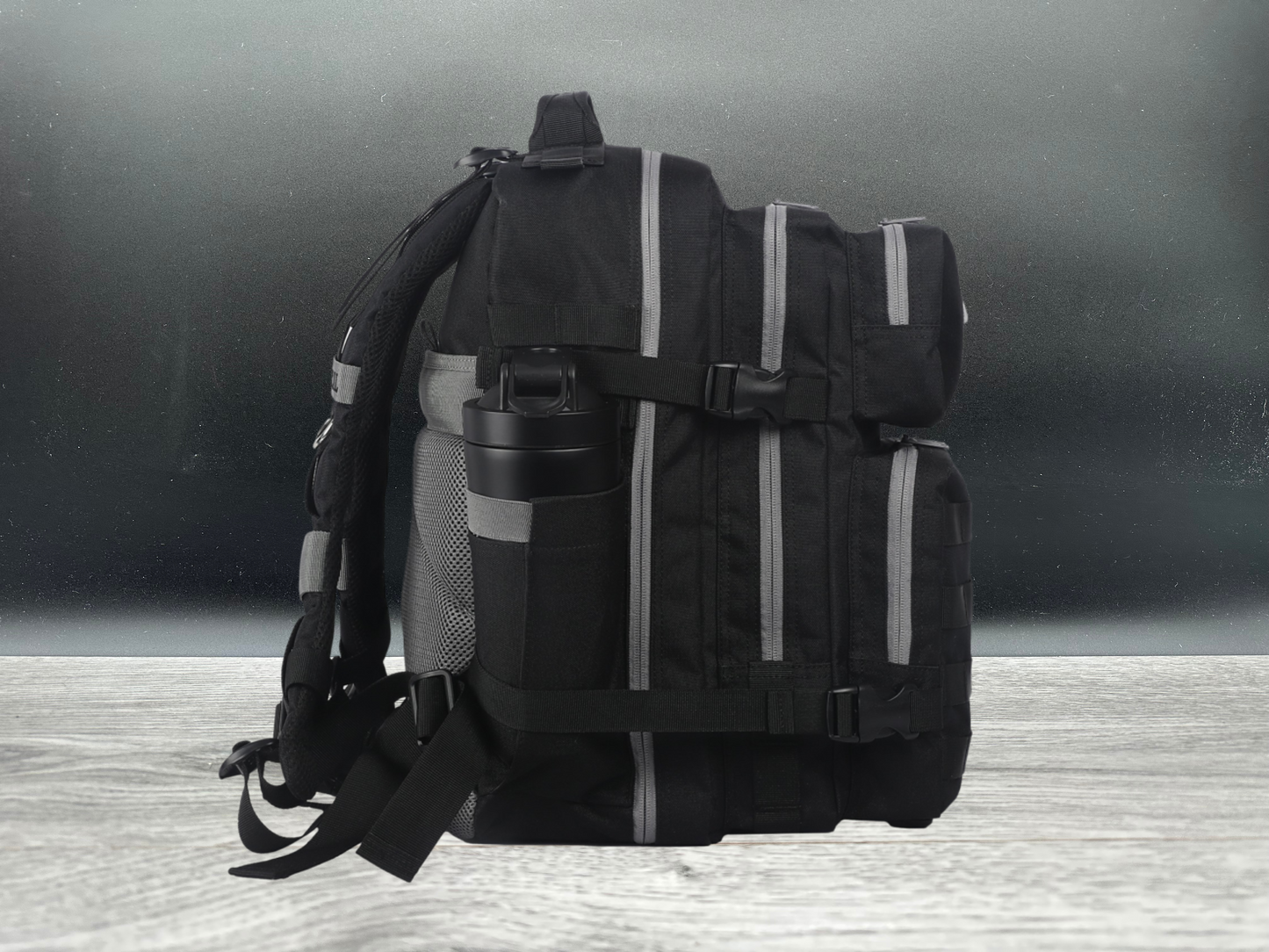The 35L BTactical Backpack - Black Smoke | 35L Dog Hiking Backpack