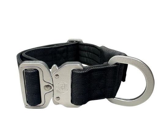 The New 4cm BTactical Tracker Collar - Midnight Black | Durable Tracker Dog Collar