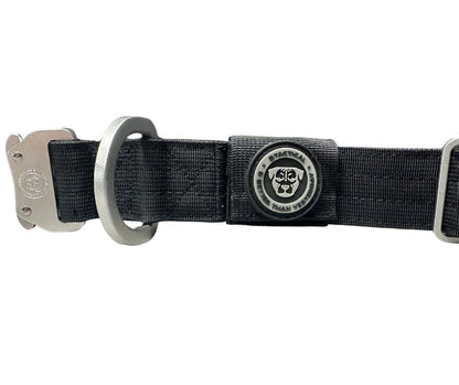 4cm Nylon BTactical™ Tracker Collar | Midnight Black - NEW