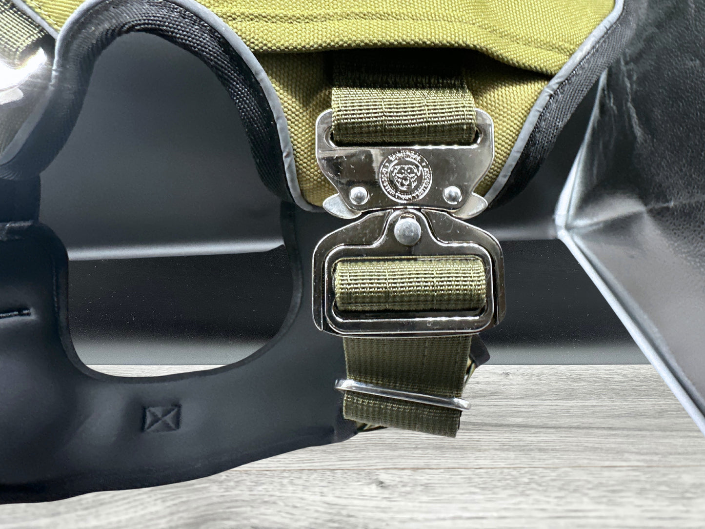 The No Pull Ultimate BTactical Harness - Khaki Green | Tracker Dog Harness