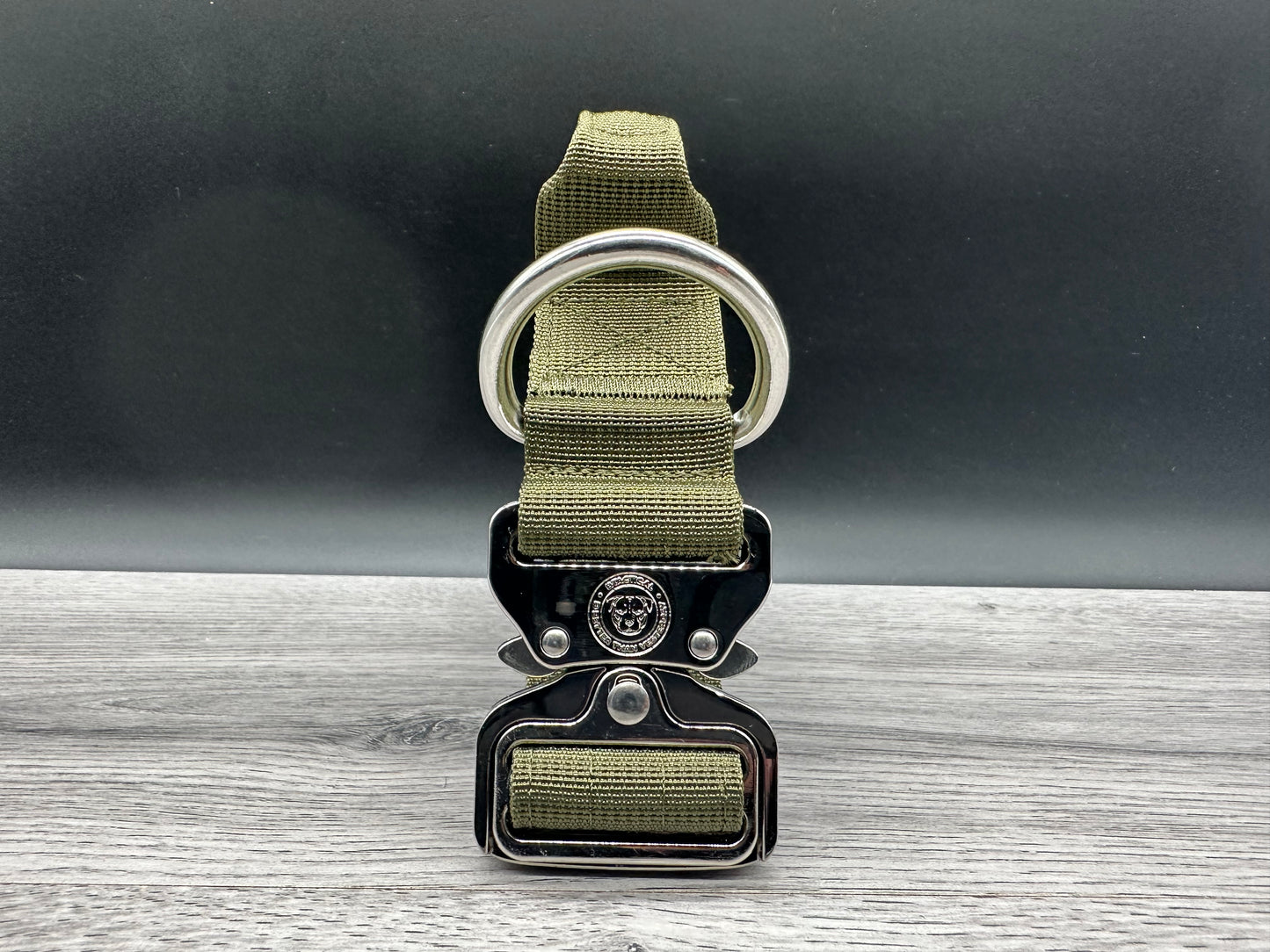 4cm BTactical Collar - Khaki Green | Durable Dog Collar With Handle