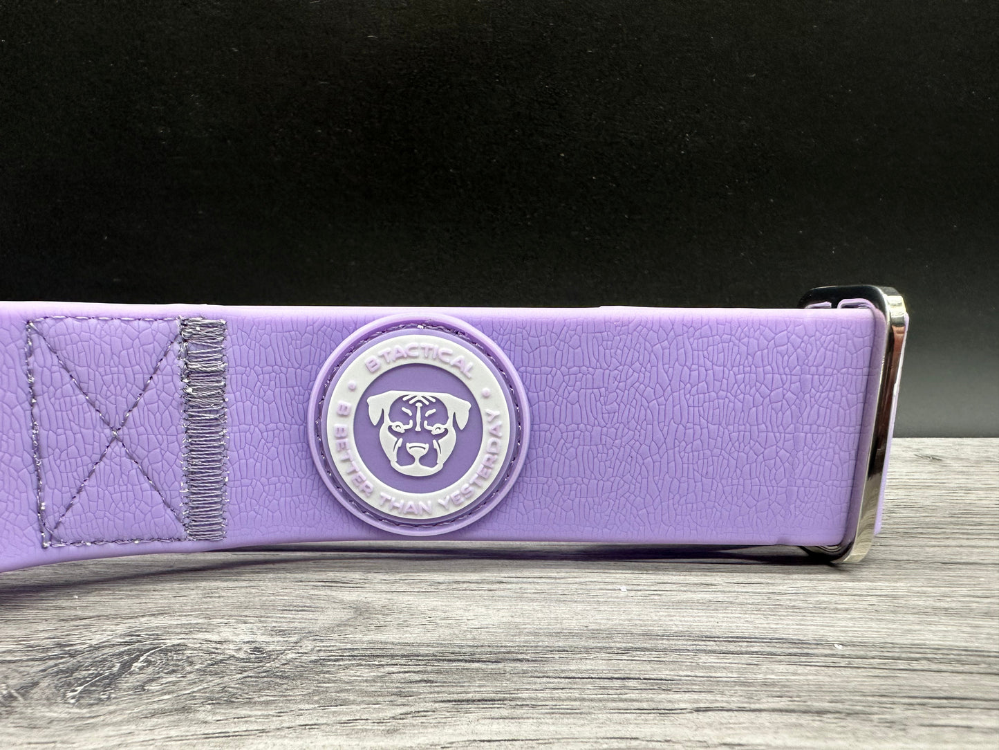 60 Day PreSale - 2.5cm BTactical Collar - Pastel Purple | PVC Durable Dog Collar