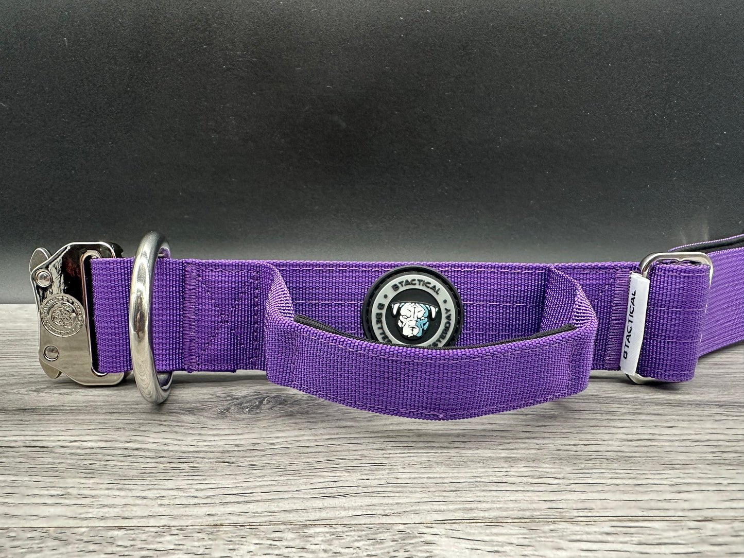 4cm BTactical Collar - Lavender Purple | Durable Dog Collar With Handle