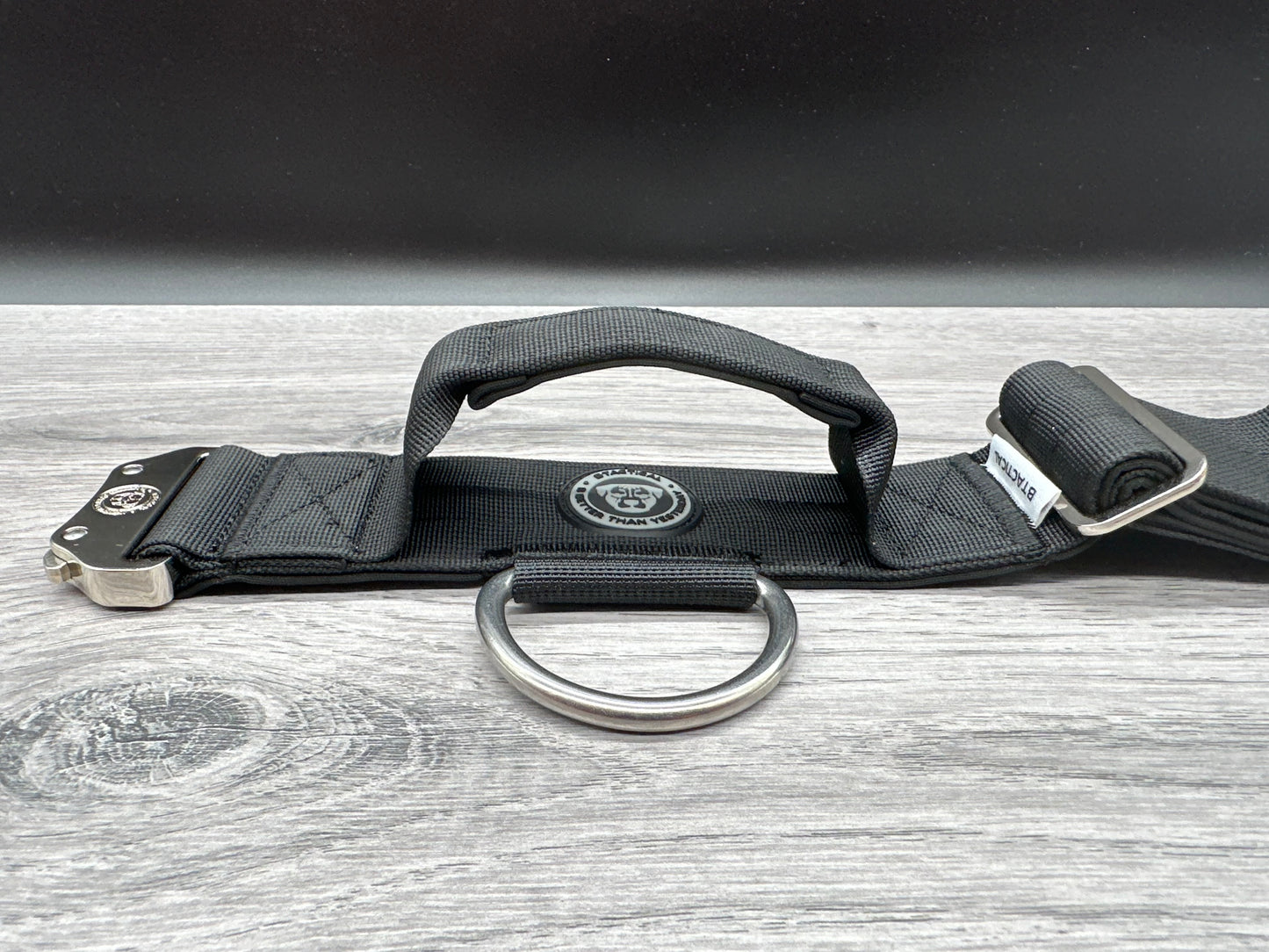 5cm BTactical Collar - Black | Durable Dog Collar With Handle