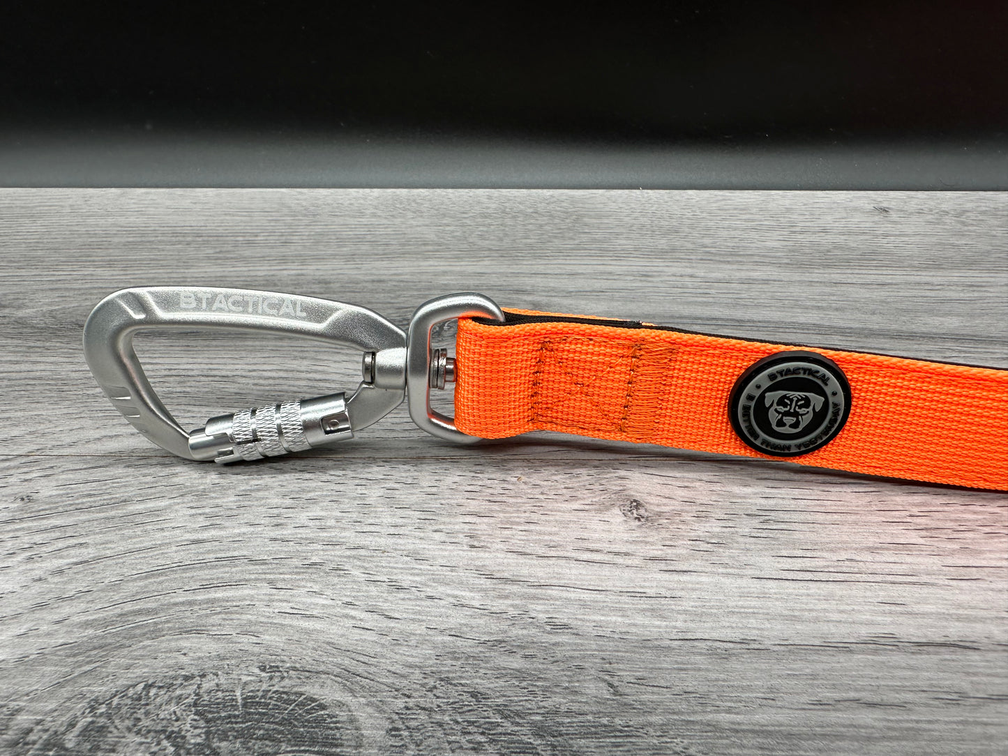 BTactical Lead - Citrus Orange | 150cm Extra Strong, Durable Carabiner Clip Dog Lead