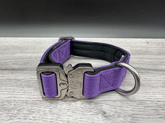 Puppy BTactical Collar - Purple | Durable Dog Collar